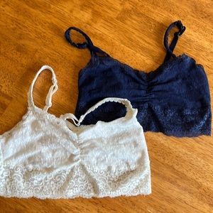 Soma Bralette bundle - small gently used lace bralettes